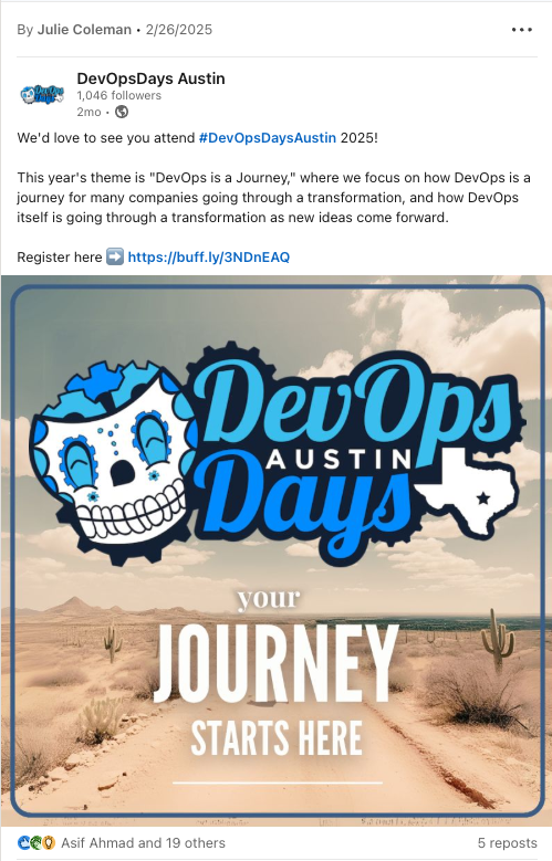 LinkedIn Post - Your Journey Starts Here
